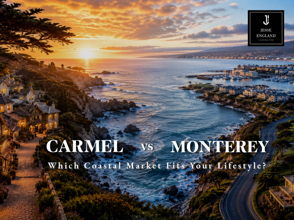 Carmel vs Monterey - Which Coastal Market Fits Your Lifestyle?