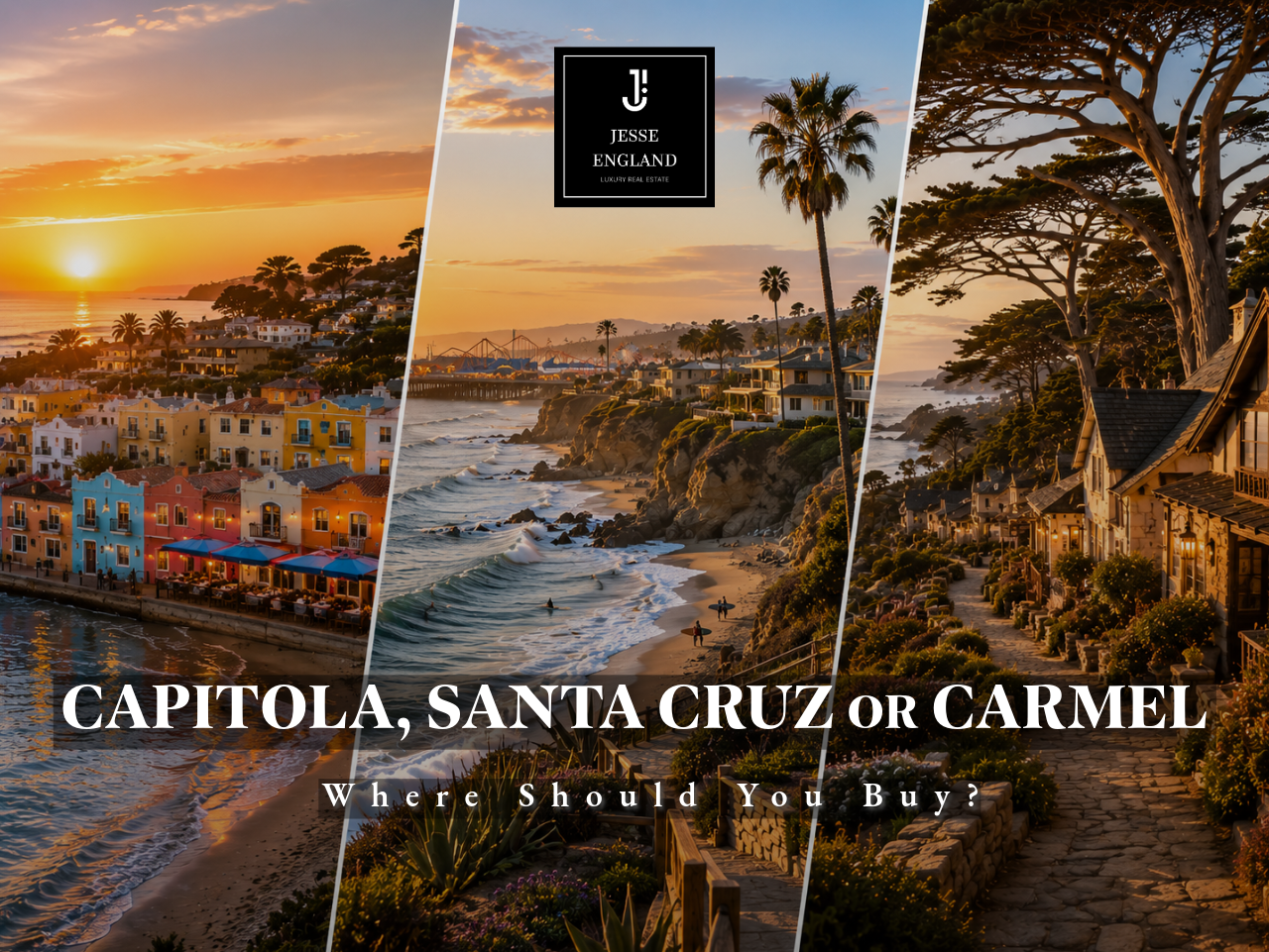 Capitola, Santa Cruz or Carmel - Where Should You Buy?